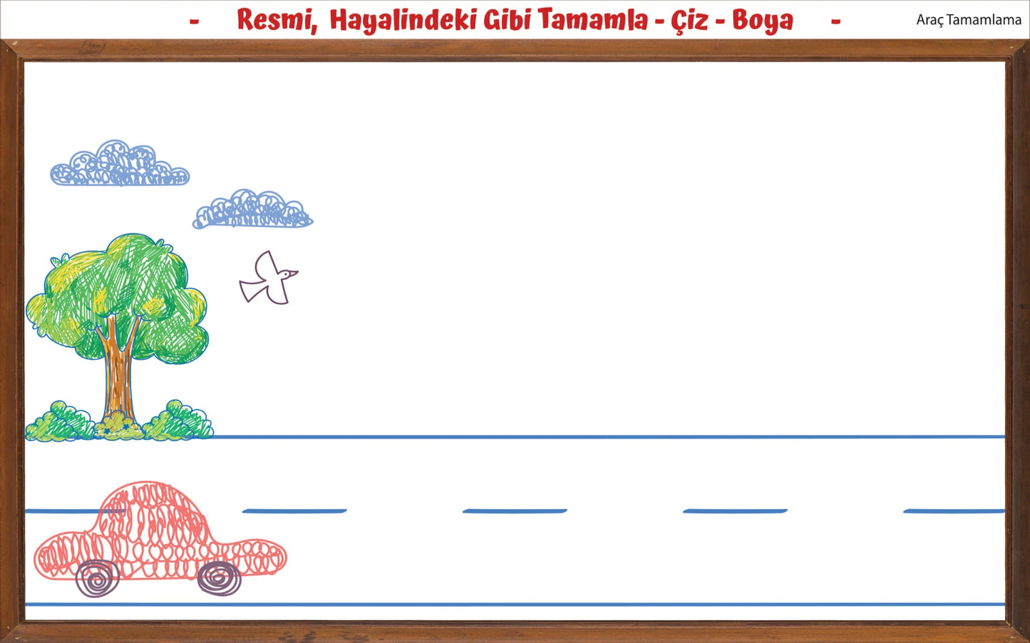 ÇOCUKLAR İÇİN DEV MACERA BOYAMA SETİ - SÜRPRİZ 10'LU MIX POSTER + 24 KALEM HEDİYE