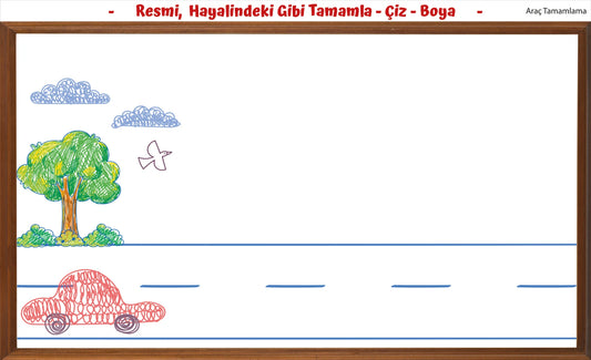 ÇOCUKLAR İÇİN DEV MACERA BOYAMA SETİ - SÜRPRİZ 10'LU RESİM TAMAMLAMALI POSTER + 24 KALEM HEDİYE