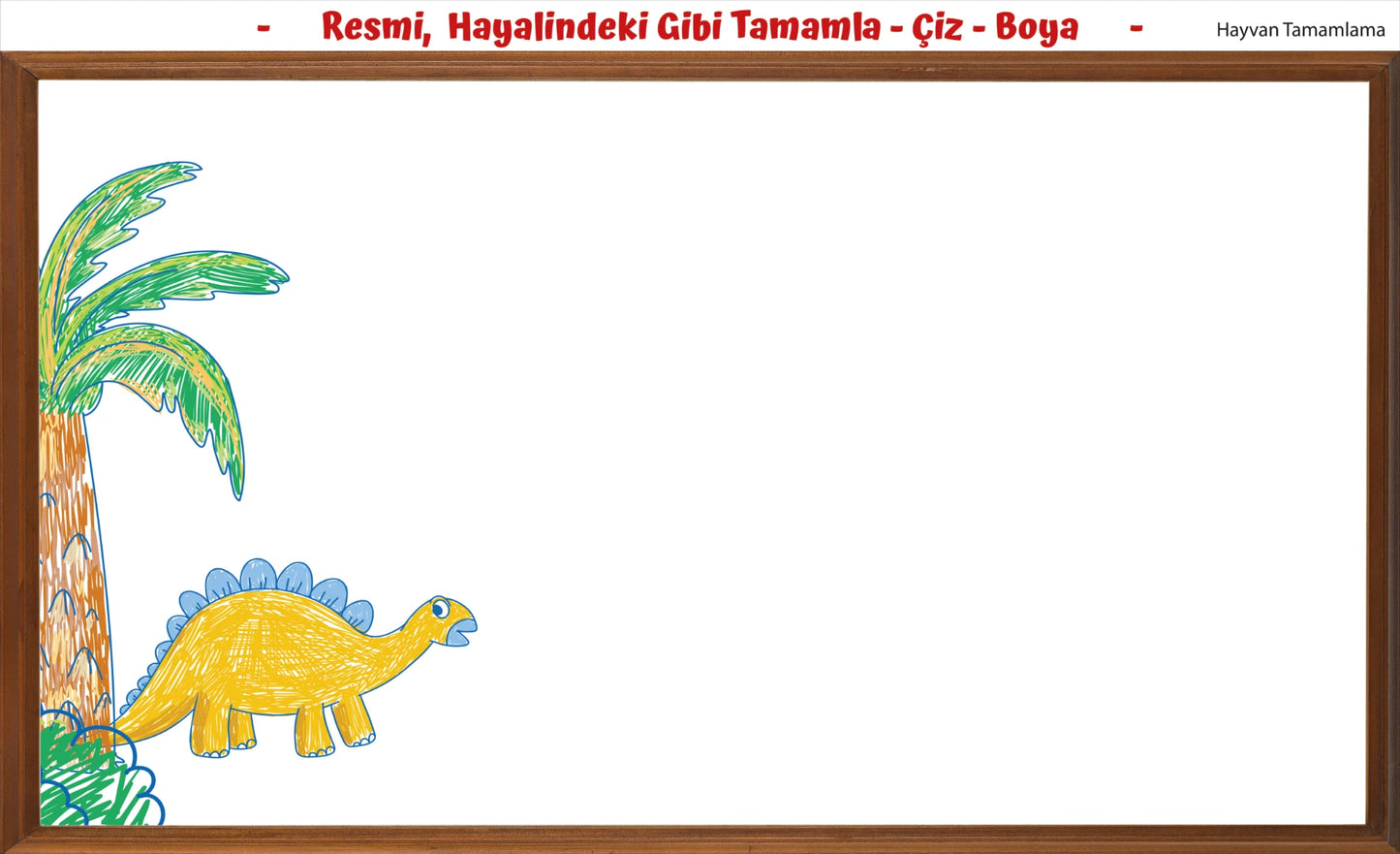 ÇOCUKLAR İÇİN DEV MACERA BOYAMA SETİ - SÜRPRİZ 10'LU RESİM TAMAMLAMALI POSTER + 24 KALEM HEDİYE