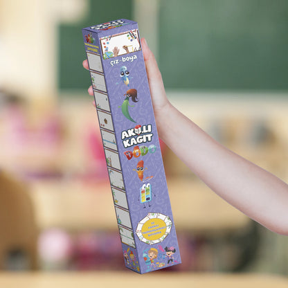 ÇOCUKLAR İÇİN DEV MACERA BOYAMA SETİ - SÜRPRİZ 10'LU RESİM TAMAMLAMALI POSTER + 24 KALEM HEDİYE