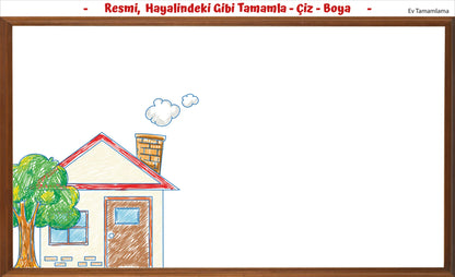 ÇOCUKLAR İÇİN DEV MACERA BOYAMA SETİ - SÜRPRİZ 10'LU RESİM TAMAMLAMALI POSTER + 24 KALEM HEDİYE